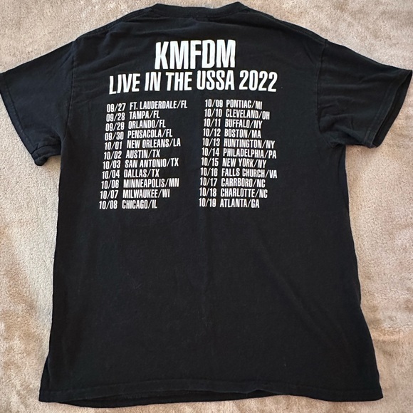 KMFDM Hyena band t shirt 2022 - Picture 2 of 4